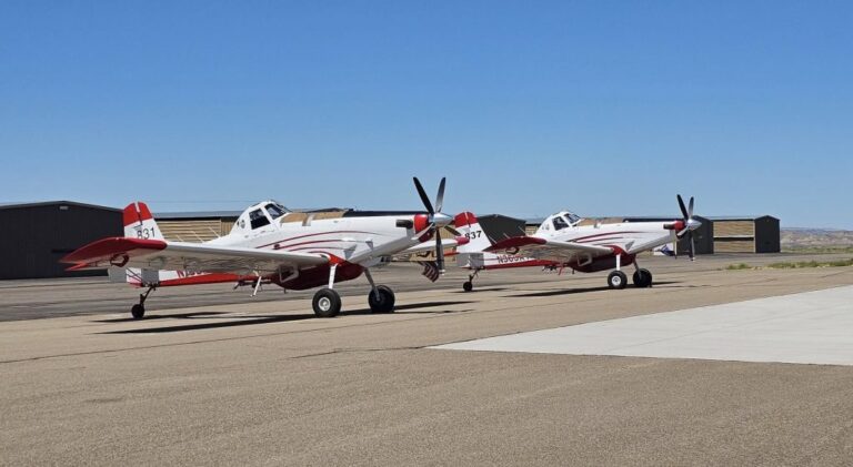 Firefighting aircraft arrive at airport as fire dangers increase – WYO 4 News